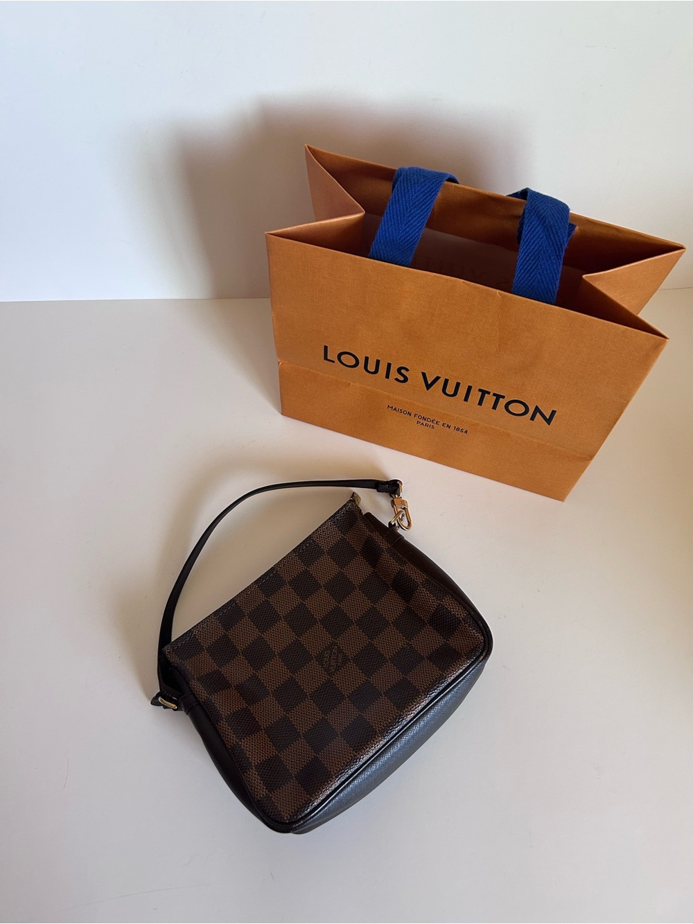 Louis Vuitton Brown and Black Damier Mini Shoulder Bag